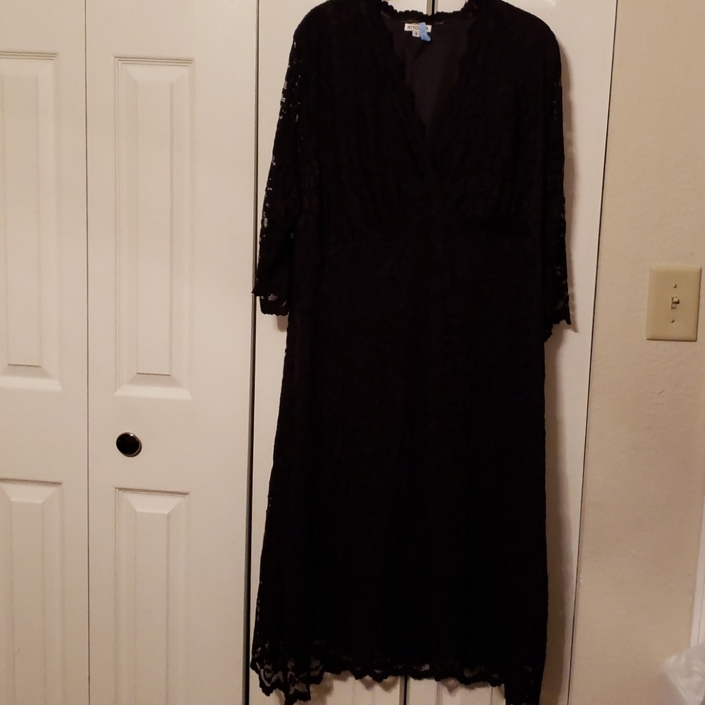 Black, Lace Dress